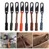 5lots Colorful Detachable Zippers Sliders Cord Outdoor Bag Zippers Pull Head for Outdoor Backpacks Use
