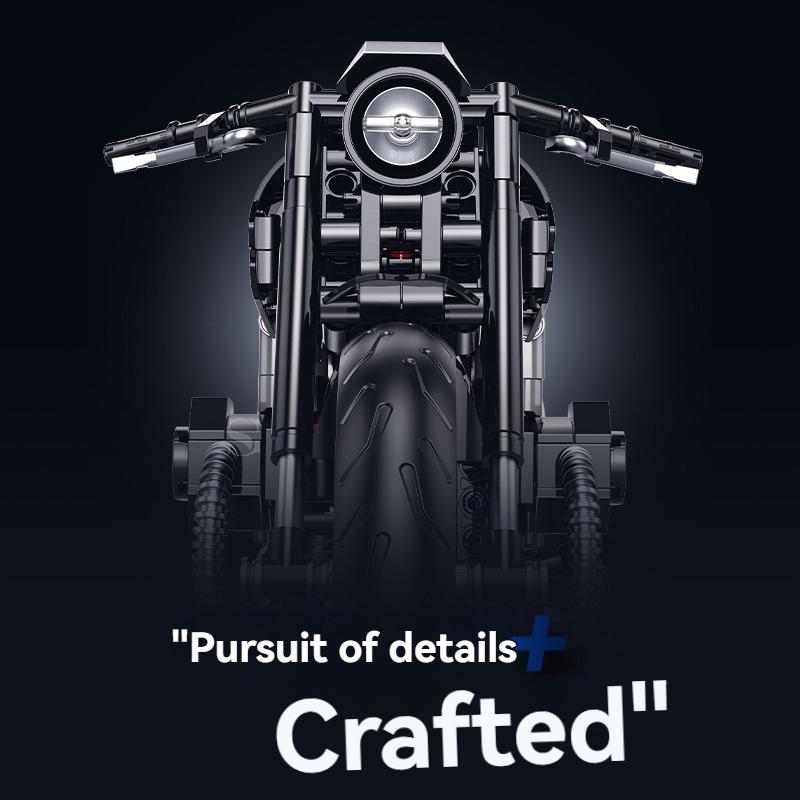 New High-quality 1:8 Technical motorcycle Model Building Block Assembly Unique Toys birthday Christmas gifts For Adults Kids