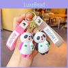 Charming Silicone Panda Keychain Plush Perfect For Gifts And Collectibles