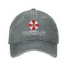 Umbrella Corporation Baseball Cap Men Women Baseball Caps Retro Distressed Denim Snapback Hat Washable Adjustable Dad Hats