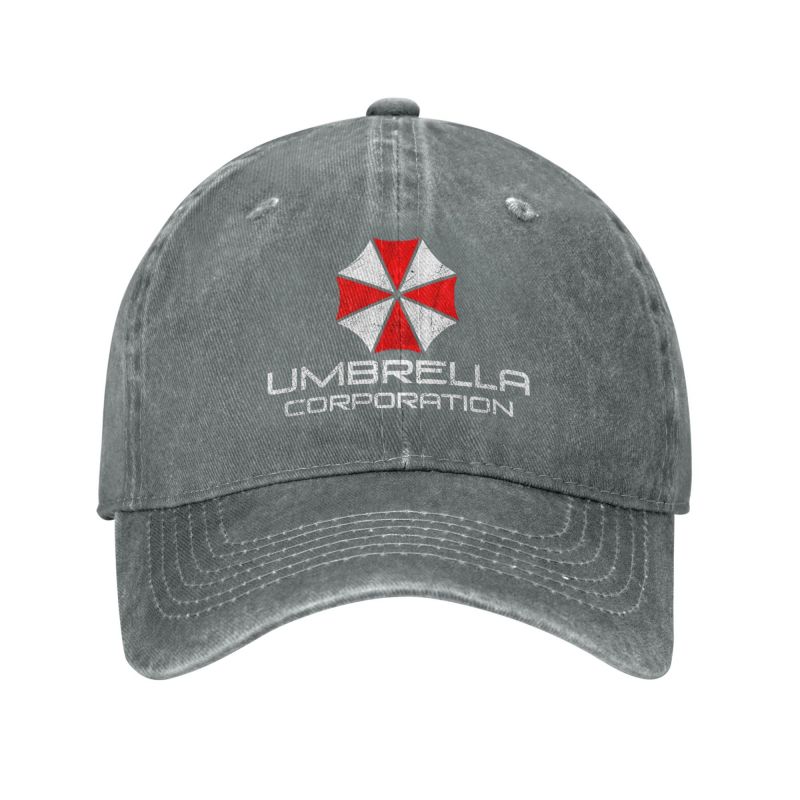 Umbrella Corporation Baseball Cap Men Women Baseball Caps Retro Distressed Denim Snapback Hat Washable Adjustable Dad Hats