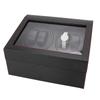 Doppelkopf 4 + 6 Automatische Uhrenbeweger Box für Armbanduhr Mechanische Uhr