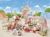 Sylvanian Families Amusement Park Shop Popcorn ST Mark Certified Toy Dollhouse for Ages 3 and Sylvanian Epoch "Ponpon! Cycle" Mi-90 Up, Families,