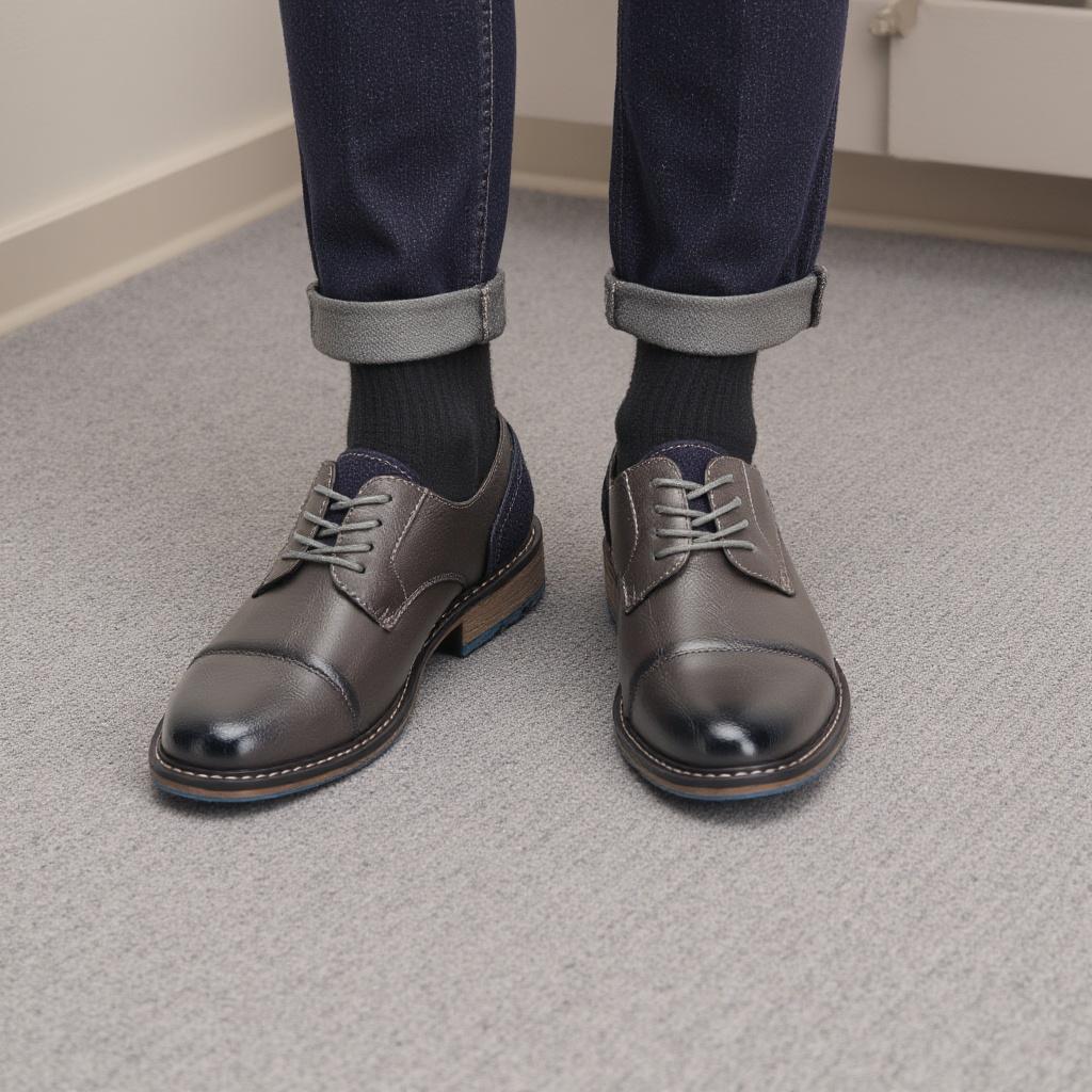 Freizeitschuhe Herren Mode Bequem 2026 Markenschuhe Herren Leder