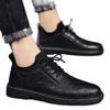 Spring and Autumn New British Style Business Dress Casual Wenzhou Leather Shoes Black Trendy Shoes