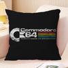 CCommodore Logo Cushion Cover Car Throw Pillow Case For Sofa Car Christmas Gift Xcm Xcm