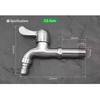 LANGZHIWEN Stainless Steel Single Cold Water Faucet with Extended Spout