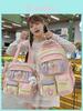 College Style Nylon Backpack With Fabric For School Use