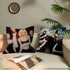 Alternative Rock Band H-Hole Cushion Cover Car Throw Pillow Case For Sofa Car Christmas Gift 40X40Cm 45X45Cm
