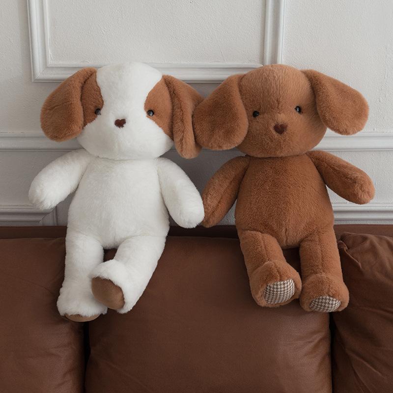 Cartoon Dressed Dog Plush Doll Monkey Sleeping with Birthday Gift Lamb Doll Send Girlfriend Running Doll