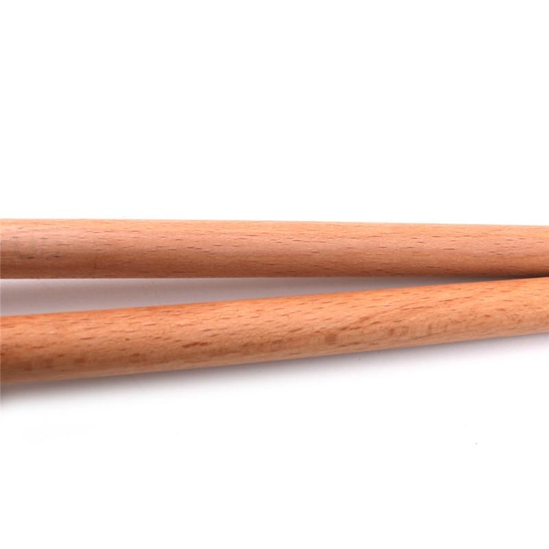 2pcs Timpani Mallet Drumstick Felt Head Wood Handle Anti-slip Bass Drum Sticks Indispensable