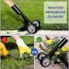 Cisea Manual Weeding Tool, Manual Weeder With Wheels, For Cleaning Between Stone Slab Patios And Lawns