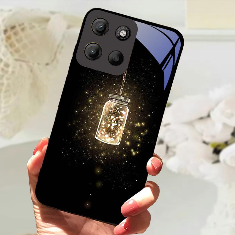 

Для Motorola Moto G15 Чехол Роскошный Чехол для Телефона из Закаленного Стекла Для Motorola MotoG15 G 15 Чехол Полная Защита Камеры Оболочка Fundas Motorola Moto G15