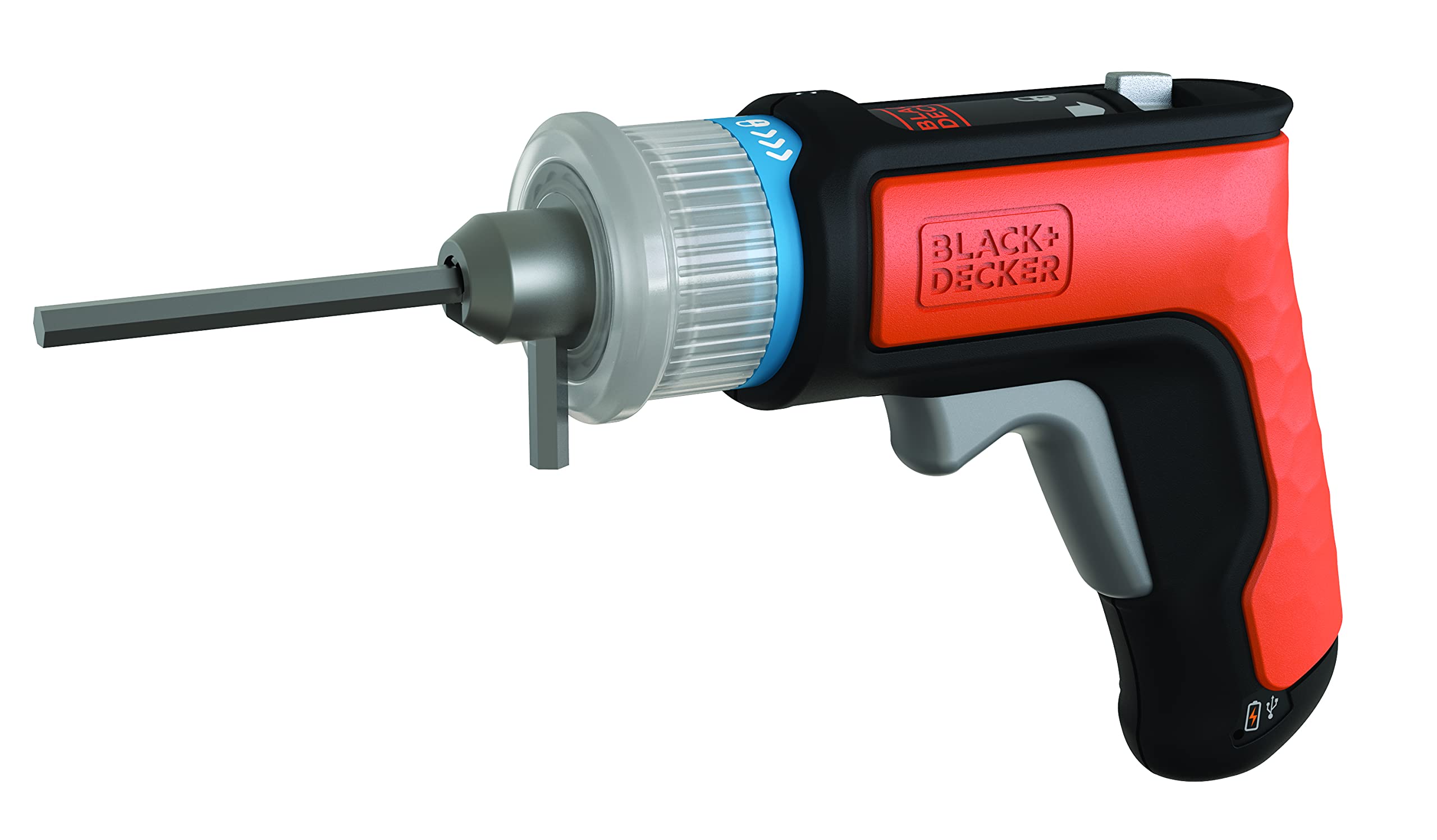 

BCRTA601 Hex Lightweight and USB Charging BLACK+DECKER Screwdriver, Wrench, Compact, 3.6V
