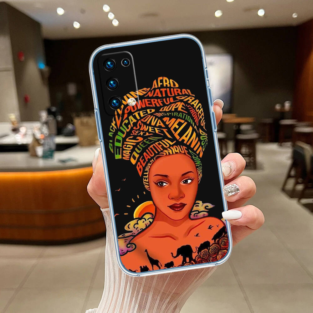 Chica Poppin Black Girl Case for Motorola G10 G20 G04 E30 E40 E22 E20 E13 E15 G22 G23 G05 G75 G35 G55 E22S E7 G6 G7 G8 G9 Plus Power Play