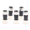 5/10/20Pcs Waterproof Straight Antenna Cable Adapters Rg6 F-Type Coaxial Compression Connectors For Satellite & Cable Tv