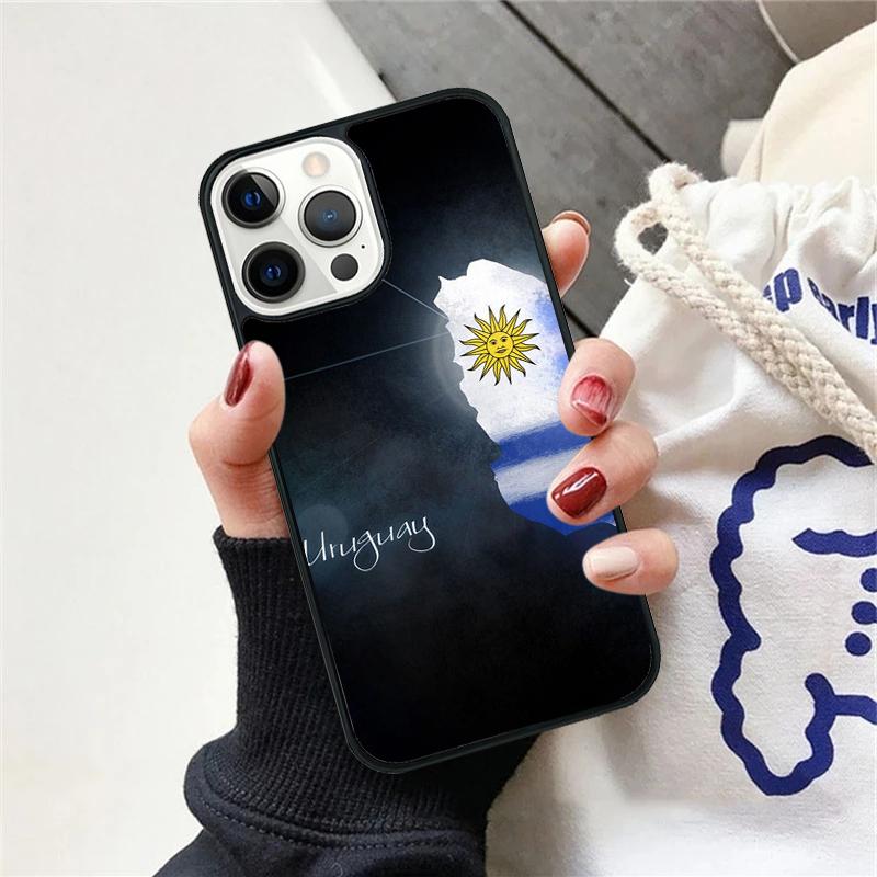 Uruguay National Flag Phone Case For iPhone 17 Air 15 16 Cover  11 13 14 Pro Max 12 Plus Max Fundas