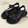 Sommer 2024 Neue Handel Flache Sandalen Einfarbig Damenschuhe Weiche und Bequeme EVA Flache Sandalen für Damen