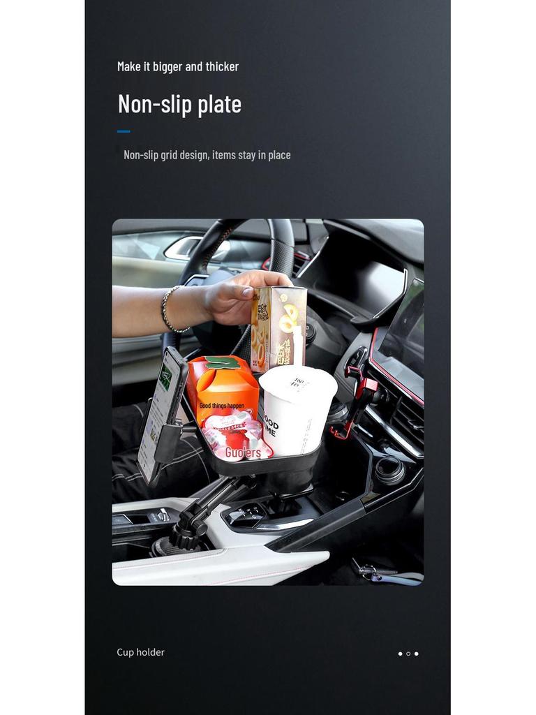 Multifunktionaler Auto-Becherhalter & Tisch mit Handyhalterung