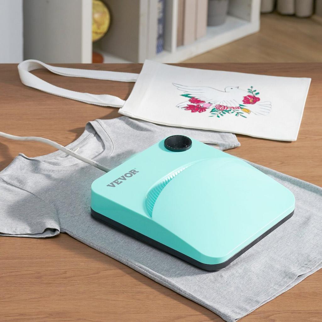 Heat Press 9 X 9 In Portable Easy Press Sublimation Transfer DIY T-shirt