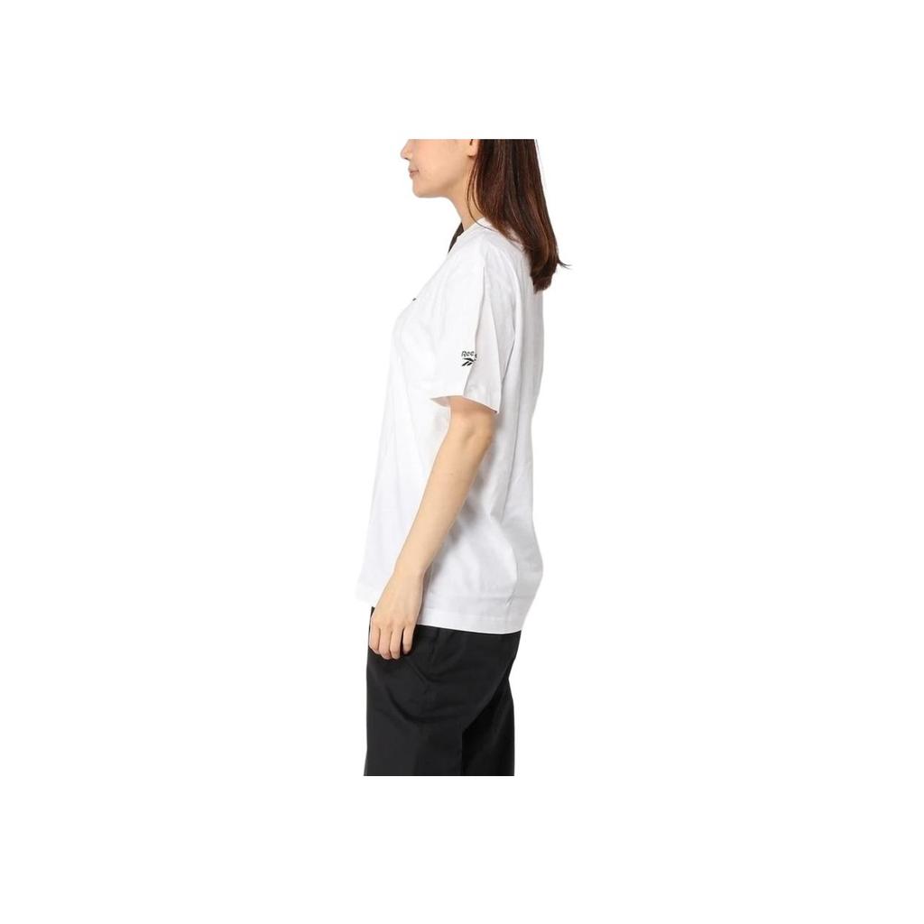 Reebok Classic Logo Minimalist Sports Casual Versatile Short Sleeve T-Shirt Women tops White GV5522