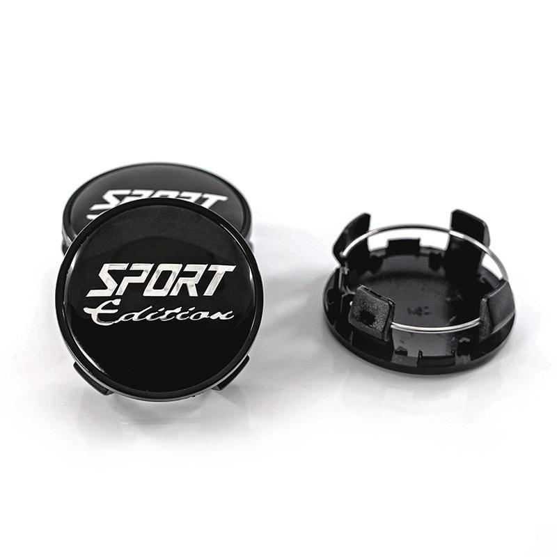 4pcs 62MM (56MM I.D) Sport Edition Logo Emblem Car Wheel Center Caps Car Accessories for Toyota Wheels Rim Hubcaps Cover Replace