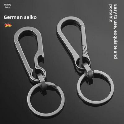 Kreativer Auto-Schlüsselanhänger und Anhänger für Herren aus Titanlegierung - Multifunktionales und Diebstahlsicheres Design