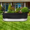Hot Tub Cover Heavy Duty Drawstring UV Proof Reusable Waterproof Dust-Proof Oxford Cloth Outdoor Oval Stock-Tank Pool Cover Yard Supplies