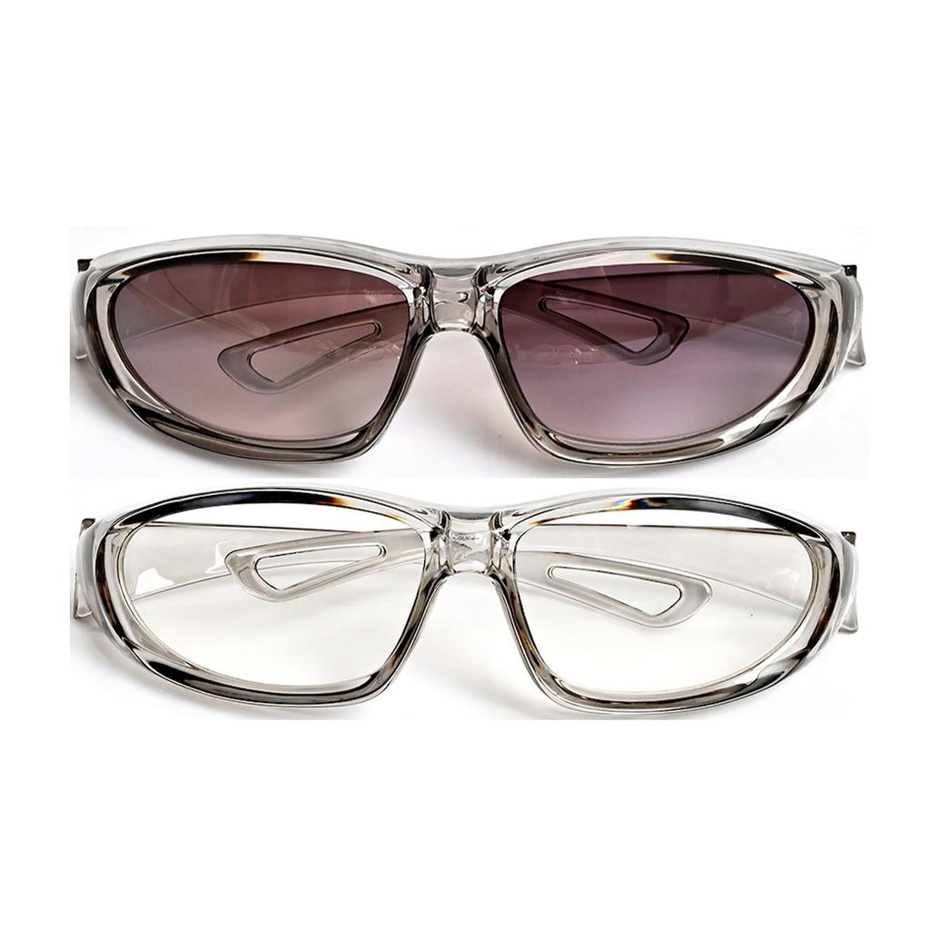 2PCS Anti Blue Light Glasses Transparent Sand-proof Anti-shock Biking Safe Goggles for Men & Women