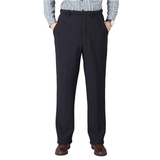 Plus Size Men's Autumn Winter Thickened Padded Loose Warm Comfortable High Waisted Outdoor Sports Pants