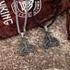 Cross Border Hot Selling Nordic Viking Necklace Legend Odin Corner Dragon Pendant Talisman Accessories