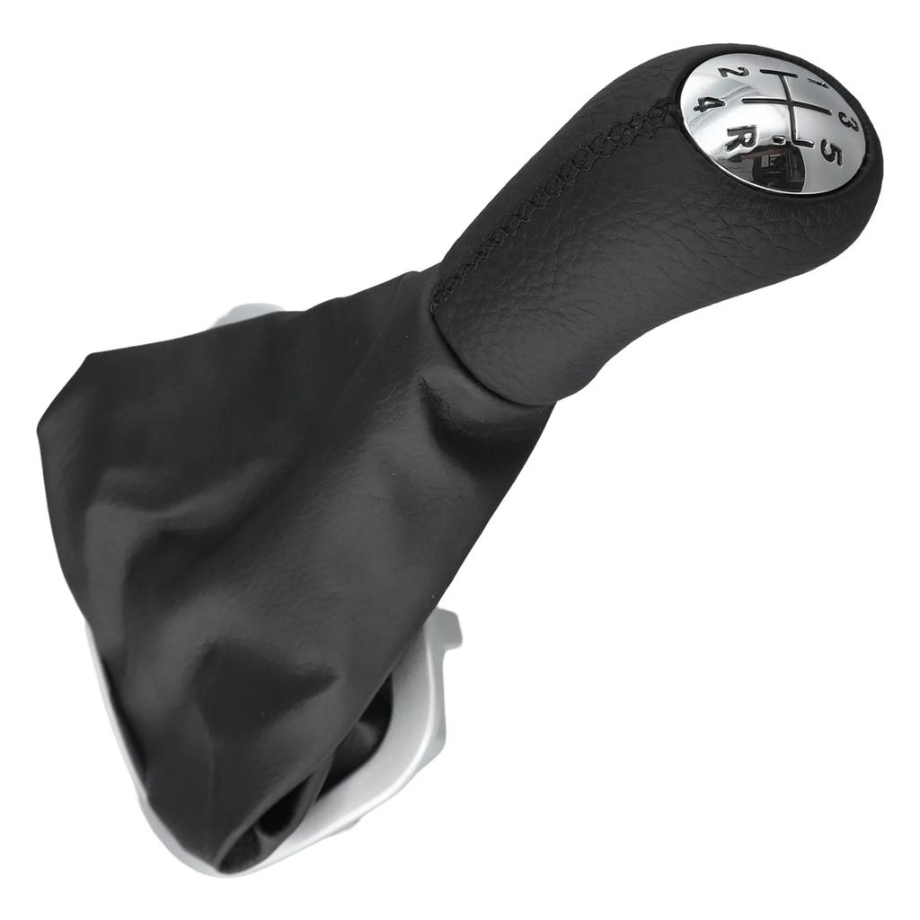 Speed Gear Shift Knob W/PU Leather Gaiter Boot Cover For RENAULT For Clio 3 III Models 2005-2012 Interior Decoration