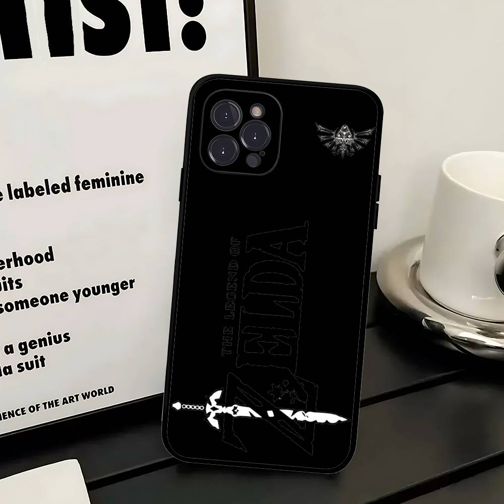 Hot Game L-Legendes-Z-Zeldaes For Iphone 17 Air 16 15 14 13 12 11 Pro Max Plus Black Cover TPU Soft Phone Case