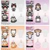 Creative Acrylic Perler Bead Sticker Pendant Cartoon DIY Pixel Perler Bead Standee Handmade Pixel Keychain Desktop Ornament
