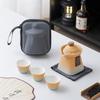 Forbidden City Style Portable Ceramic Tea Set