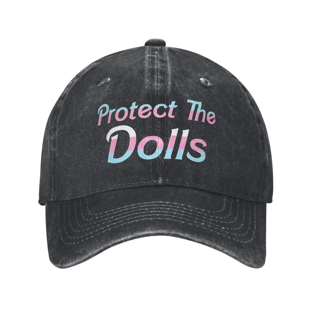 aProtect The Dolls Bold Feminist Empowerment Baseball Cap Vintage Distressed Cotton Snapback Cap Unstructured Soft Hats Cap