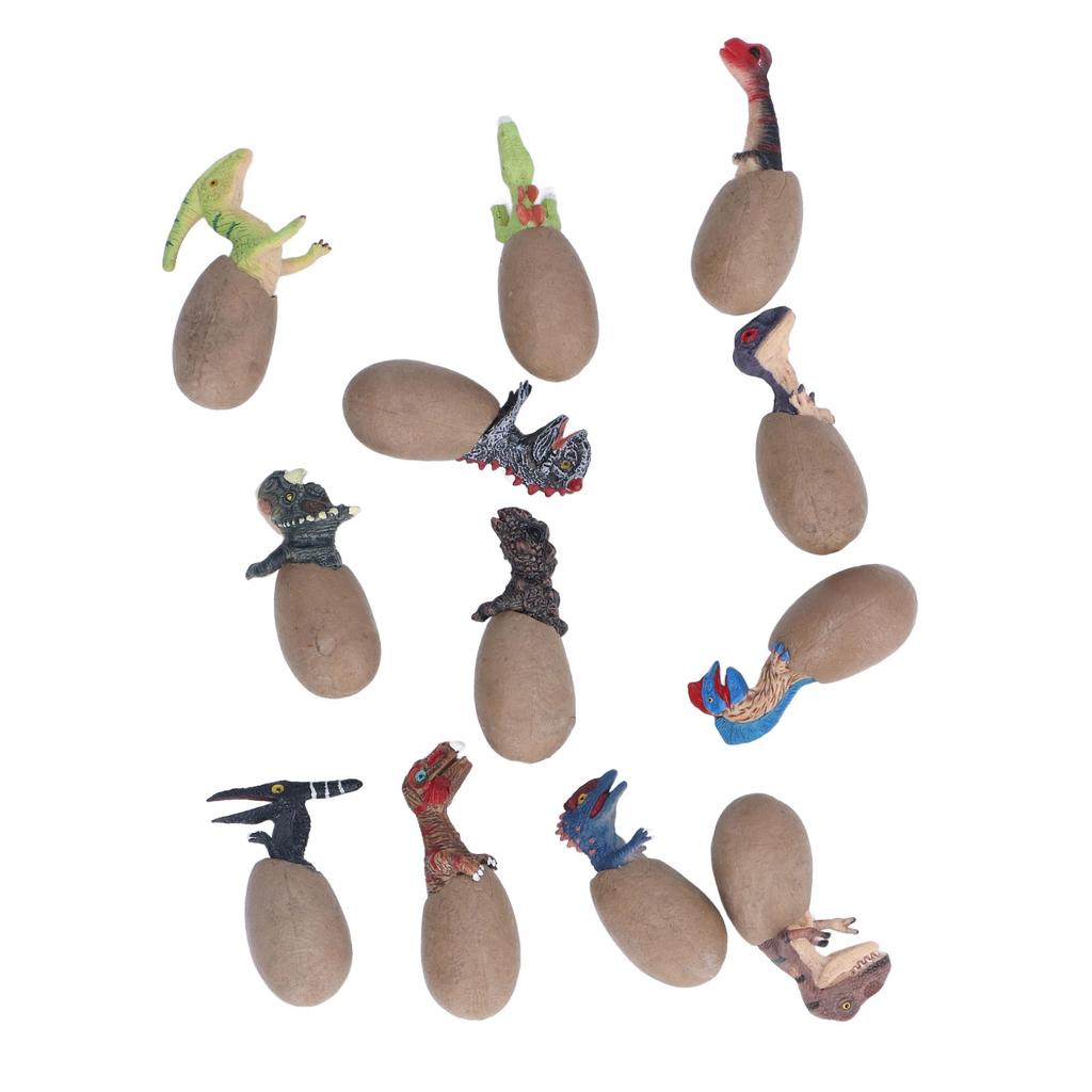 Dinosaur Egg Toys 12 Kinds Lifelike Simulation Design Educational Hatching Dinosaur Toy Model for