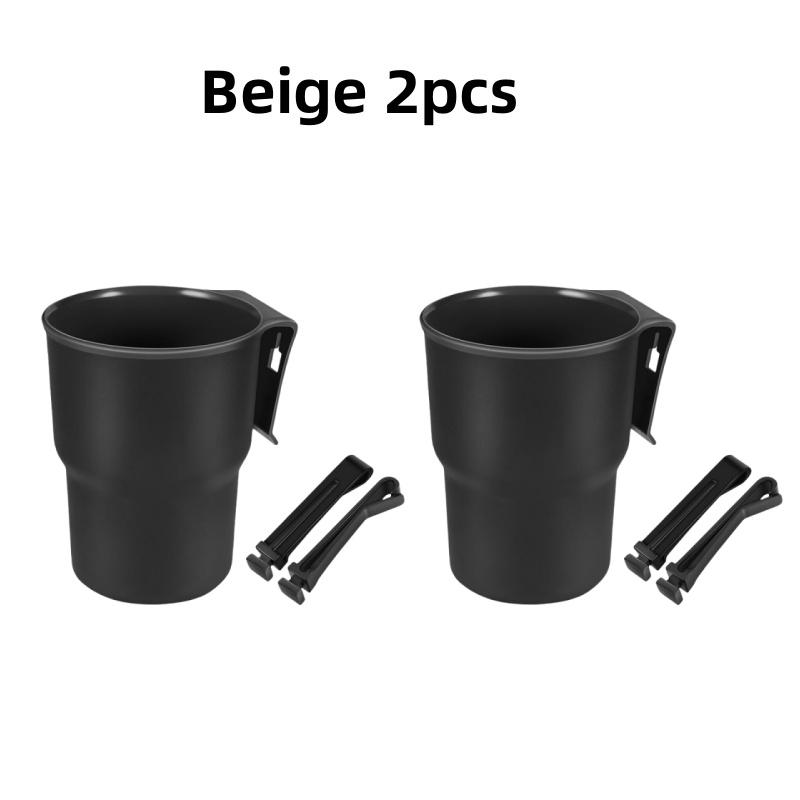 Car cup holders with 2pcs suspension brackets - durable plastic, multi-functional drink racks and auto accessories