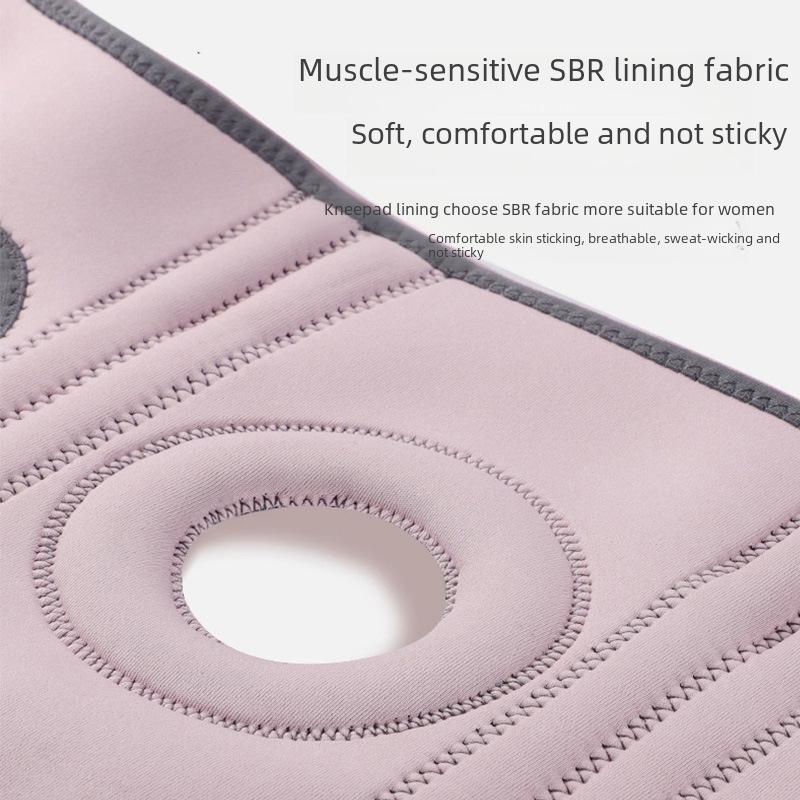 Enhanced Shock-Absorbing Knee Pad with Compression Straps
