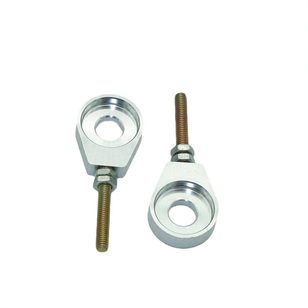 2pcs 12MM Motorcycle Chain Adjuster CNC Chain Axle Adjusters for Honda Motorbike