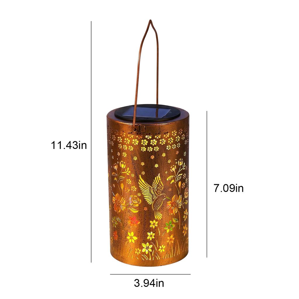 Sunflower Glow Solar Garden Lantern Waterproof Hanging Solar Powered Lights Outdoor Landscaping Light for Yard Lawn Garden Decor