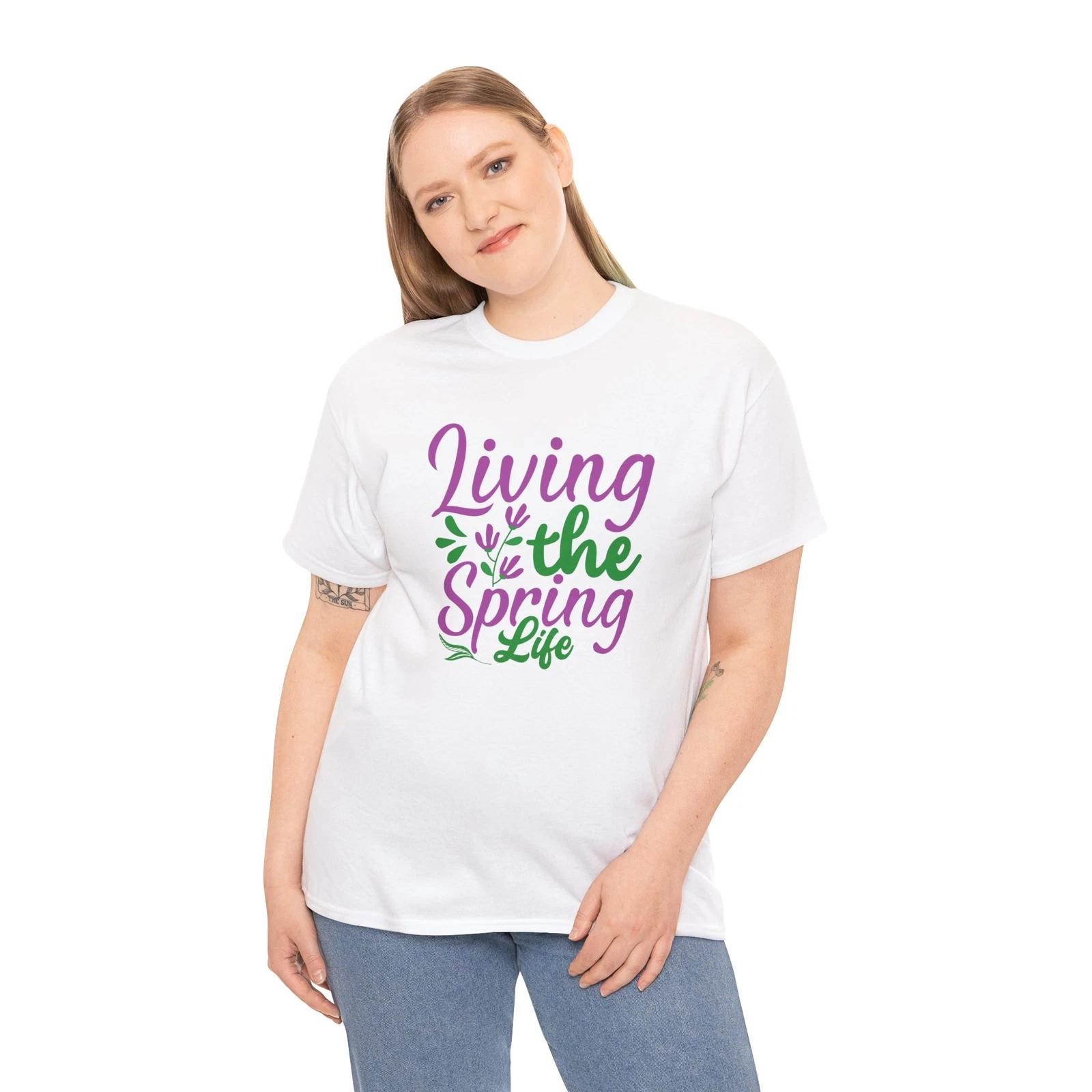 Botanical Spring T-Shirt | Fresh Flowers & Garden Lover | Livin The Spring Life S