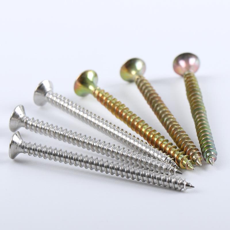 Stainless Steel Self-Tapping Phillips Flat Head Countersunk Screws M4/M5 - Ideal for Furniture.