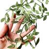 10M Silk Leaf-Shaped Handmake Artificial Green Leaves Hanging Vines Wedding Decoration DIY Wreath Gift Scrapbooking Craft
