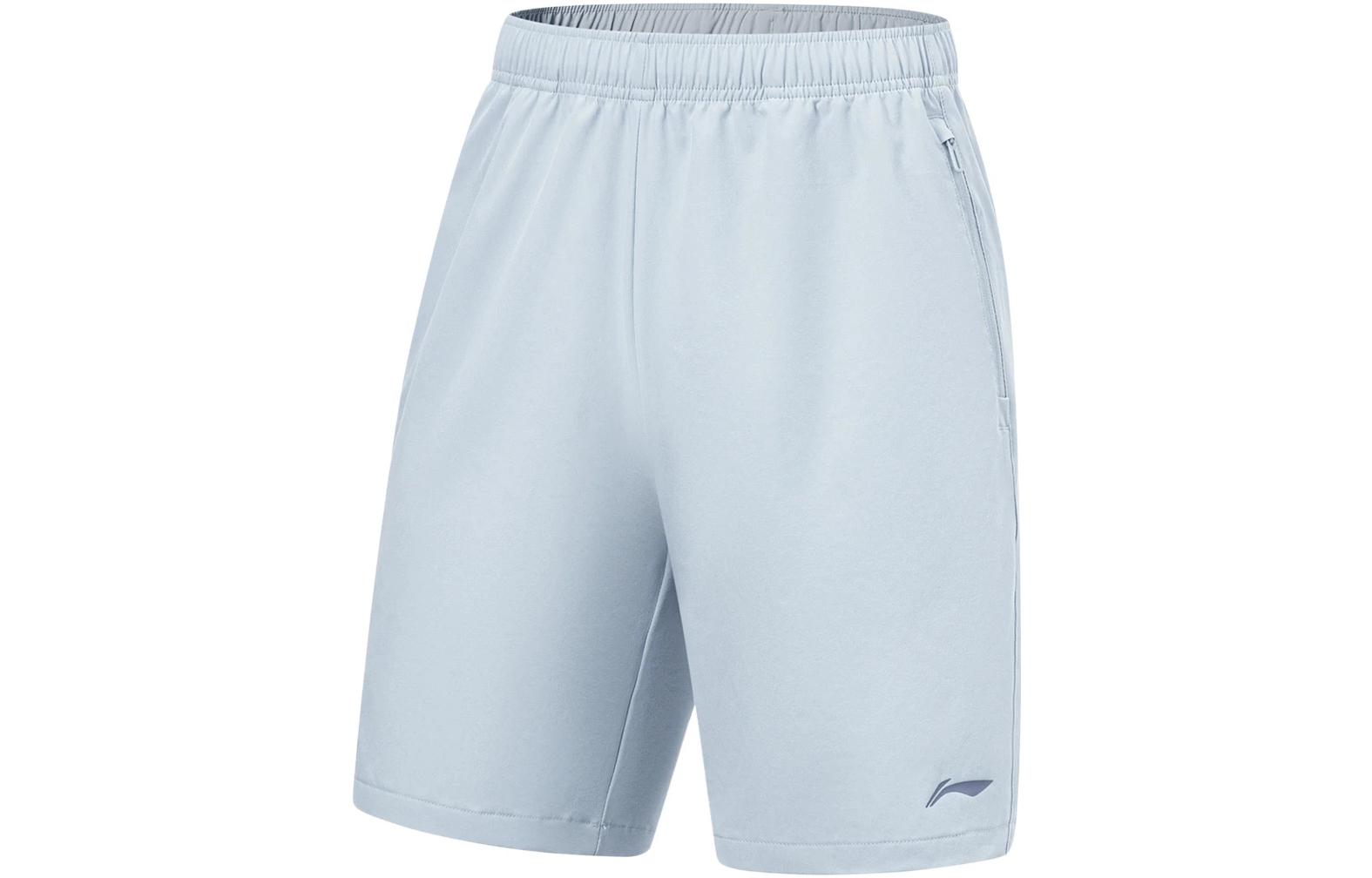 Спортивные шорты Li Ning серии Fitness для мужчин, небесно-голубые AKST297-5 M
