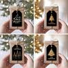 48Pieces Decorative Gift Label with Quality Paper & Twine Cord Design for Sustainable Holiday Packaging Decors Solutions