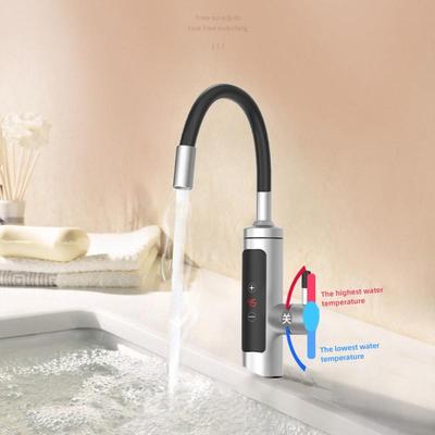 3000W Stainless Steel Water Heater Household Bathroom Instant Heating Variable Frequency Constant Temperature Electric Faucet