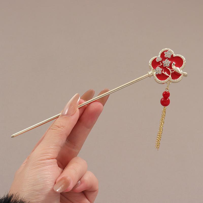 Retro Chinesische Elegante Quaste Haarnadel Fan Haar Stick Haar Zubehör Hanfu Pografie Requisiten
