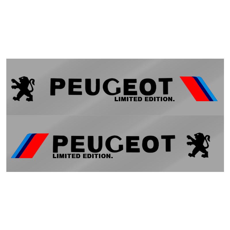 2 buc Autocolant 3D pentru ușa laterală a mașinii, Emblema, Decal, Decor pentru Peugeot 308 408 508 RCZ 208 3008 2008 206 207 108 406 407 408 206 207 208 306 307