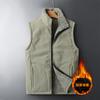 Vest Velvet Wool Gilet Autumn Winter Casual Sleeveless Jacket Men Warm Fleece Mens Vest Jacket Thick Sleeveless Men's